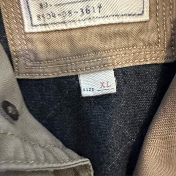 J.Crew Broken-In Barn Jacket Duck Cloth Men’s XL – Tan Utility Chore Coat - Picture 6 of 15